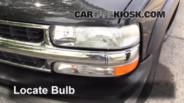 2003 Chevrolet Tahoe LS 5.3L V8 Lights Headlight (replace bulb)